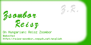 zsombor reisz business card